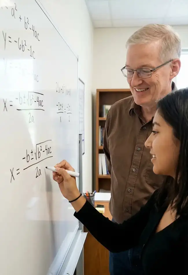 Private math tutoring session with Dr. Donnelly
